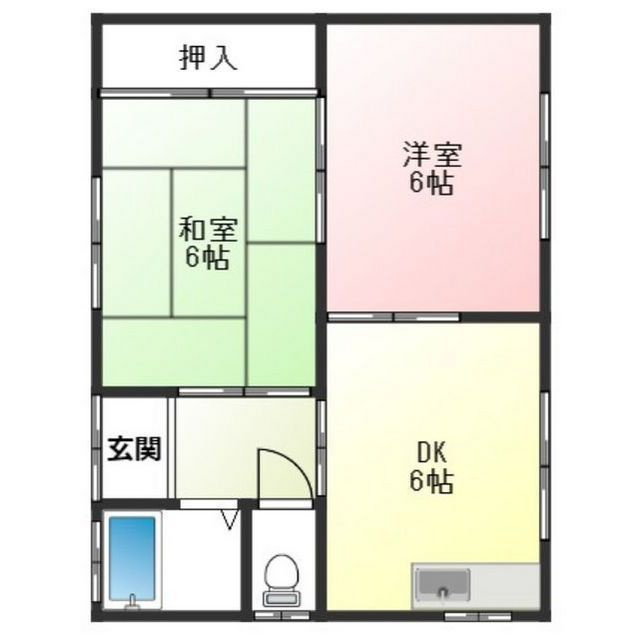 羽島郡笠松町田代の一戸建ての間取り