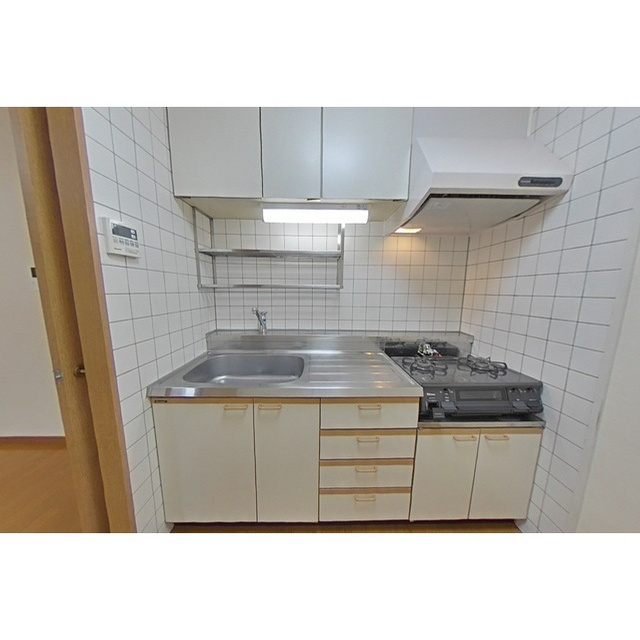 岐阜市上芥見のアパートのキッチン