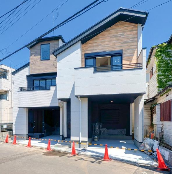 横浜市神奈川区白幡南町の新築一戸建の外観|現在建築中の為、同仕様物件もご案内をさせて頂きます。
お車でご自宅まで送迎承ります。