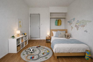 【洋室】 | ハイツ浜大津 | ※本画像はAIにより生成したイメージパースです。実際の室内とは一部仕様が異なります。