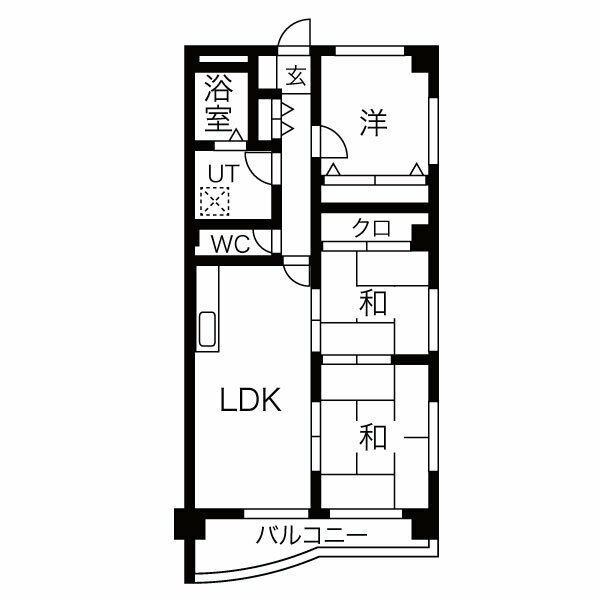 メゾンドSKⅡの間取り