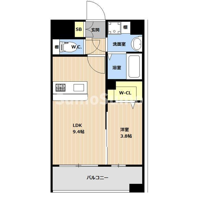 KL天神南の間取り