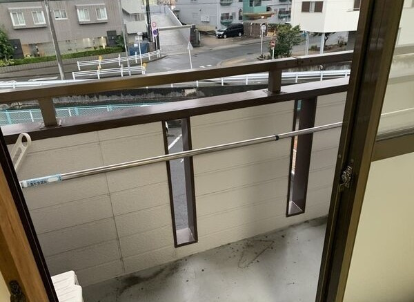 ブリーズⅡのバルコニー