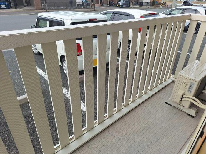 アジュール　Ｂのバルコニー