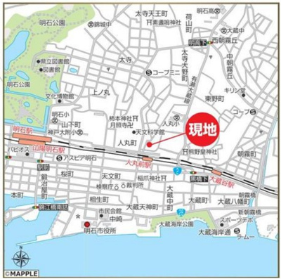 【地図】 | 明石市東人丸町　新築戸建2号棟　仲介手数料無料！ | 明石市東人丸町　 新築2号棟　仲介手数料無料！