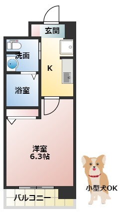 SWISS梅田東の間取り