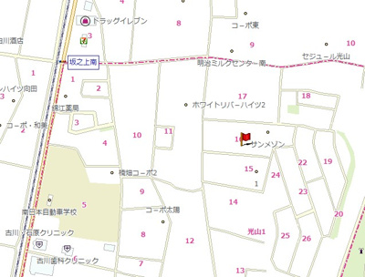 【地図】 | 光山1丁目　売地