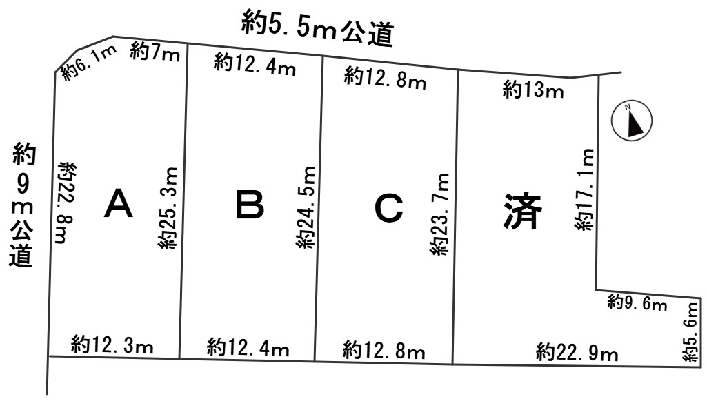 ６４７３１　安八郡輪之内町大薮分譲地