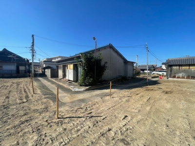【前面道路含む現地写真】 | プレイワークレジデンス【千原町1丁目/全５区画】Ⅱ号地・土地分譲・泉大津市千原町1丁目 | 前面道路含む現地写真です