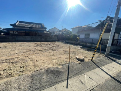 【前面道路含む現地写真】 | プレイワークレジデンス【千原町1丁目/全５区画】Ⅱ号地・土地分譲・泉大津市千原町1丁目 | 前面道路含む現地写真です