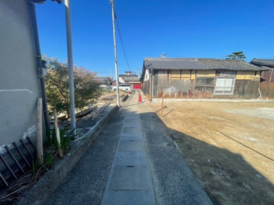 【前面道路含む現地写真】 | プレイワークレジデンス【千原町1丁目/全５区画】Ⅱ号地・土地分譲・泉大津市千原町1丁目 | 前面道路含む現地写真です