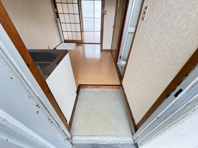 みどりハイツの玄関