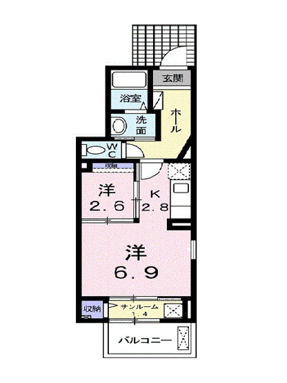 【間取り】 | ヴィオラ・アビタートＡ