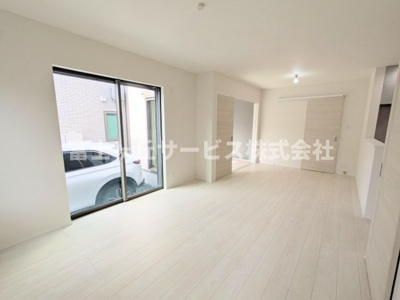 【居間・リビング】 | 豊橋市吾妻町 新築一戸建て | リビングダイニングです