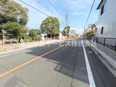 【前面道路含む現地写真】 | 豊橋市吾妻町 新築一戸建て | 前面道路です