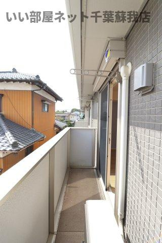 エクラシオールのバルコニー|陽当たり良好なバルコニーです