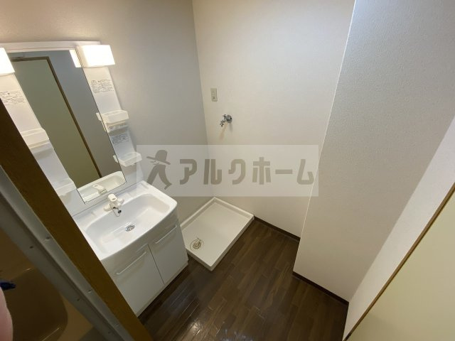 アメニティカタシモの洗面所