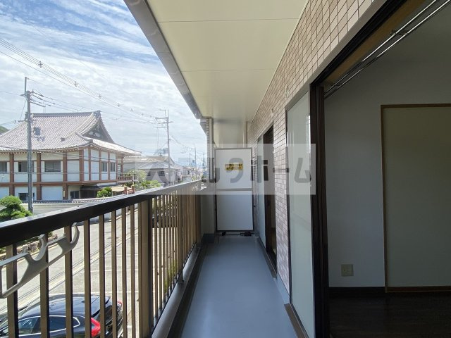 アメニティカタシモのバルコニー