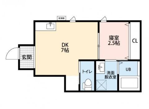 福岡市東区和白丘２丁目のアパート