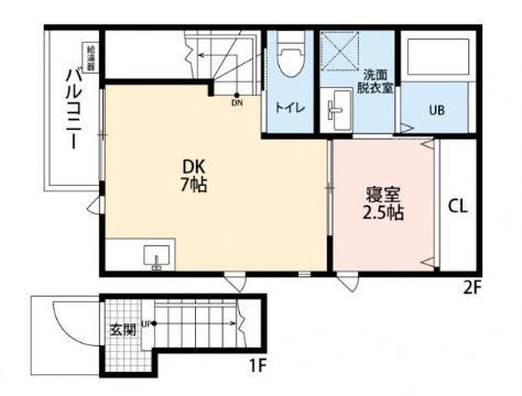 福岡市東区和白丘２丁目のアパート