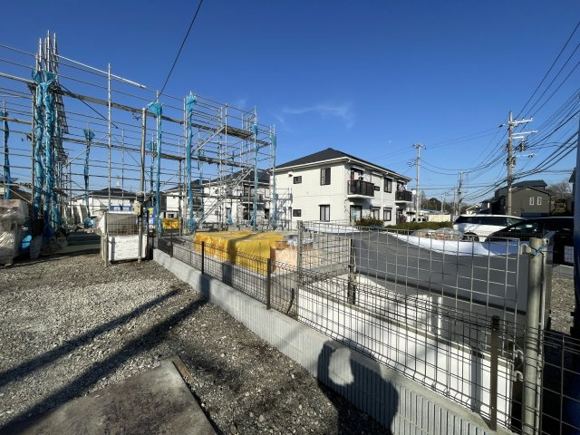 【仲介手数料無料】所沢市荒幡全４棟２号棟　所沢市の新築住宅なら西武ハウジングの前面道路含む現地写真