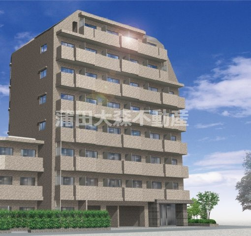 ルーブル蒲田十番館の外観パース