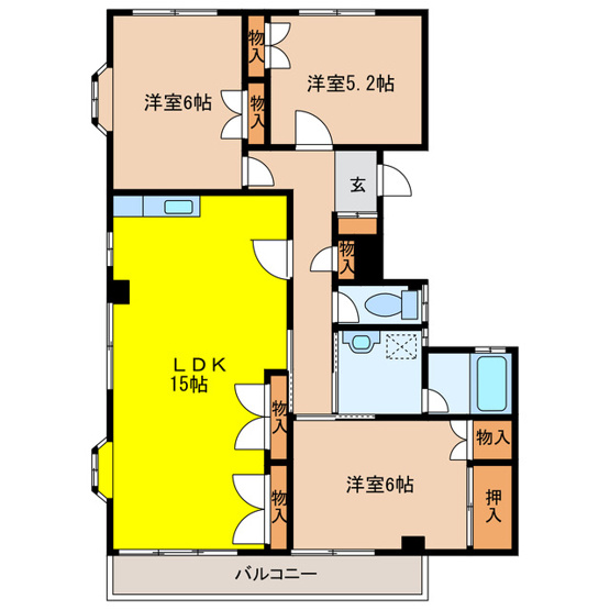 【間取り】 | 並木３丁目ダイゴハイツ