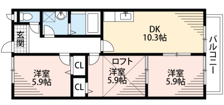 ベラ・ディモーラ作野　　刈谷市近郊の賃貸はクラスホームの間取り