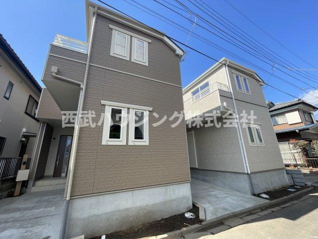 【仲介手数料無料】所沢市北中８期１号棟　所沢市の新築住宅なら西武ハウジングの前面道路含む現地写真