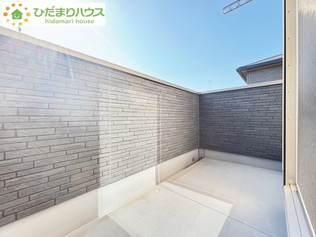 行田市深水　未入居物件　タマタウン　06のバルコニー