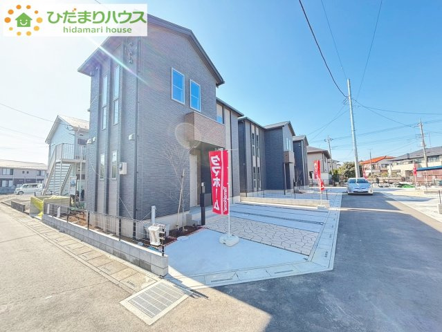 行田市深水　未入居物件　タマタウン　06の前面道路含む現地写真