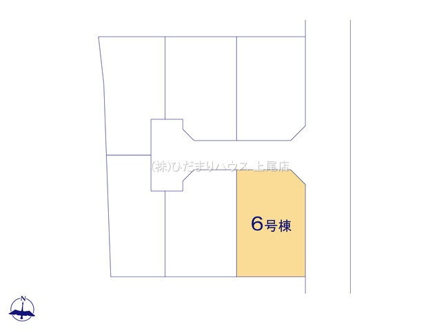 行田市深水　未入居物件　タマタウン　06の区画図