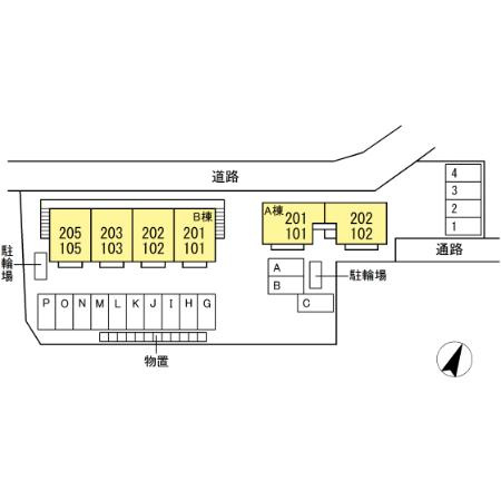ロイヤルストーク　Ａの区画図