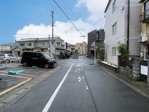 大宮北林町 土地の前面道路含む現地写真|6ｍ道路