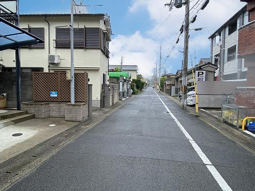 大宮北林町 土地の前面道路含む現地写真