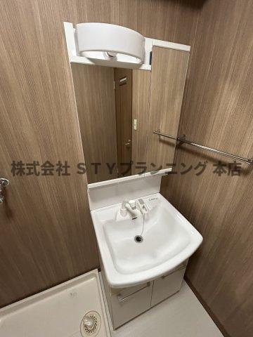 仲介手数料０円！WISTERIA社台　L.Hの独立洗面台