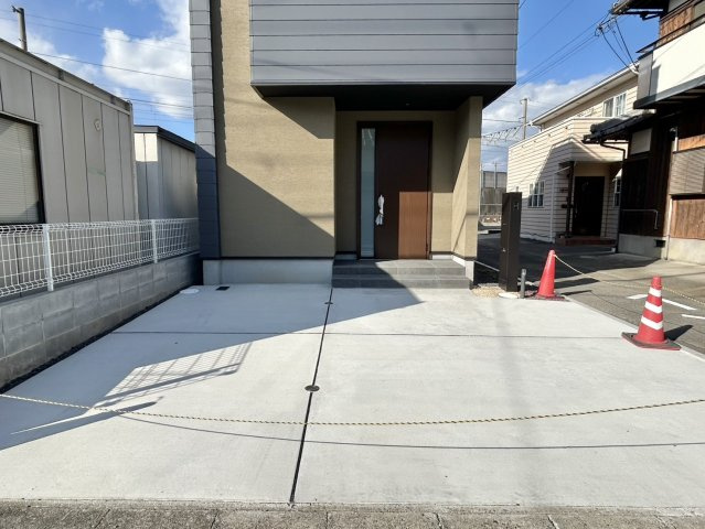 野洲市野洲　新築戸建てのバルコニー