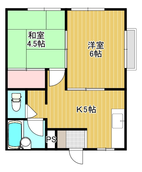【間取り】 | メゾン高部B