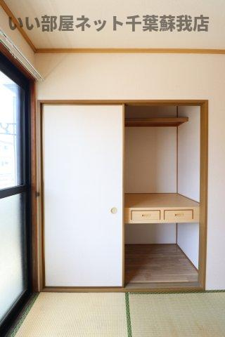 レインボーハイツ　Ⅱ番館の収納|収納のためのスペースです