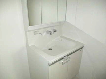 広島市佐伯区千同1丁目　新築一戸建て(全4棟)の独立洗面台