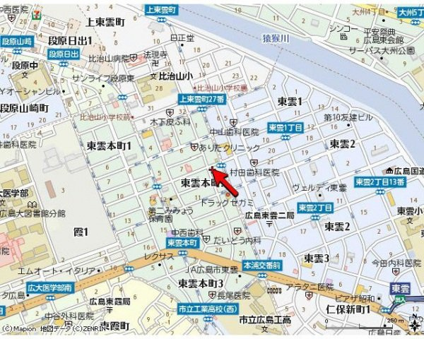 スタープラザ東雲の地図