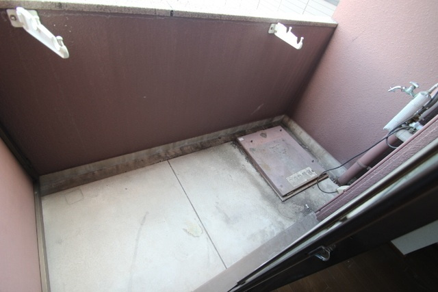 スタープラザ東雲のバルコニー|外からの目が気にならないバルコニーで洗濯物が干せます