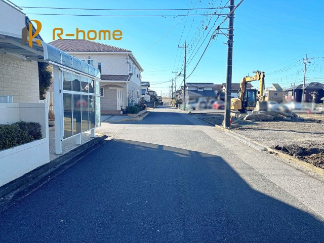 取手市西I　売地　A号地の前面道路含む現地写真|『今から見たい！』大歓迎です♪
お気軽にＲ－ｈomeまでお問い合わせください。