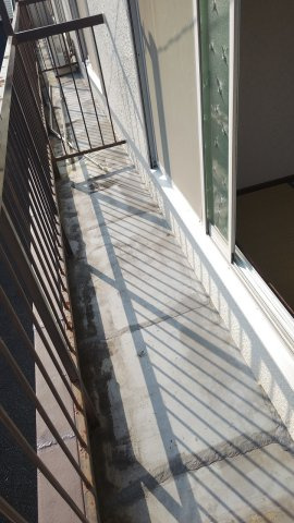 第2登貴和ハイツのバルコニー