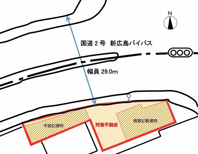 東雲本町3丁目ビルの区画図|生活至便な立地で、敷地面積は約102.31坪です。