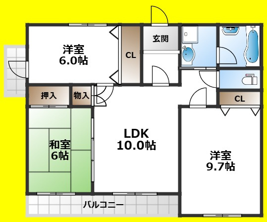 【間取り】 | 第20千里ハイツ