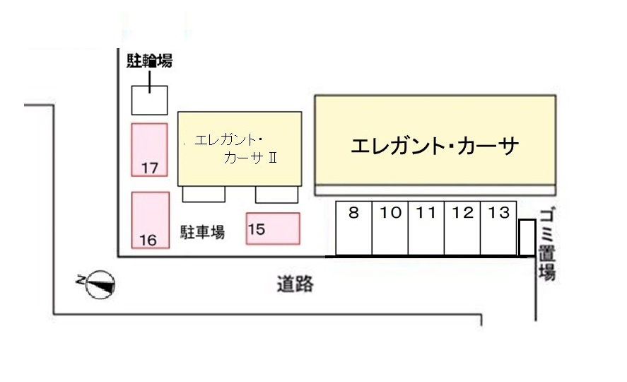 エレガント・カーサⅡの周辺