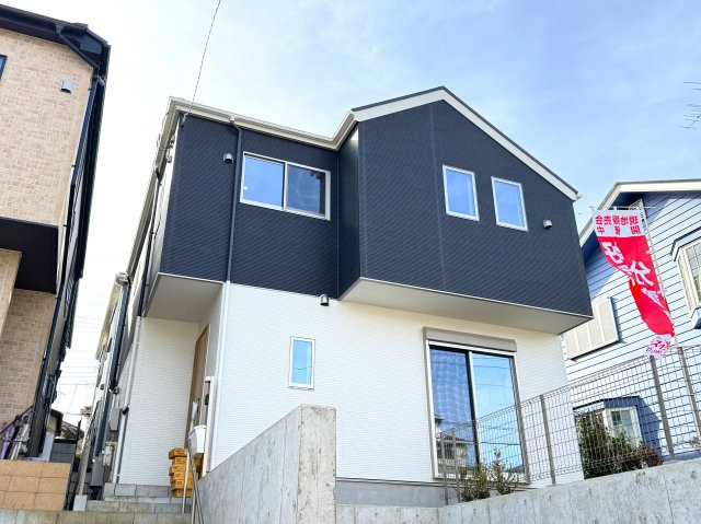 柏市光ヶ丘４丁目新築戸建【酒井根東小学校：4分】の外観|完成済み内覧可能です！！