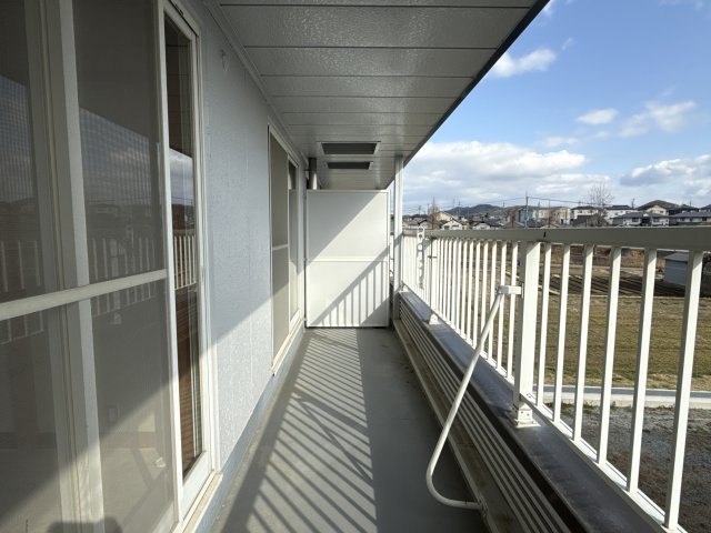 プレジデントふくながのバルコニー