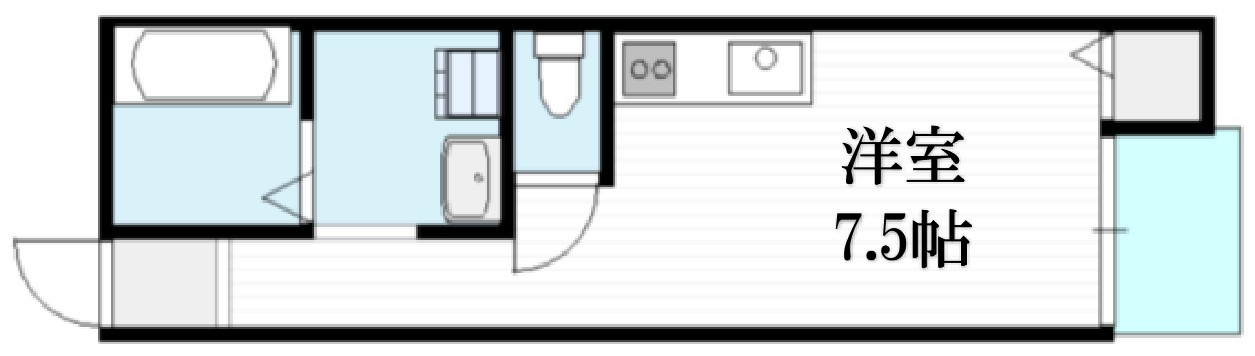 Gradito　富雄駅前の間取り